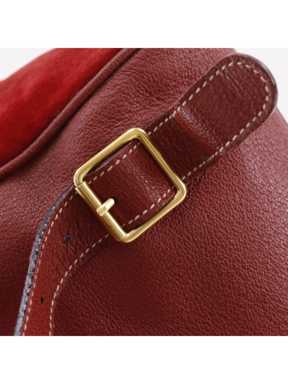 Gucci Vintage x Leather Red Backpack - Picture 12 of 16